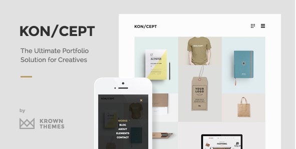 KON/CEPT – A Portfolio Theme for Creative People 1.8.3