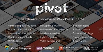 Pivot – Responsive Multipurpose WordPress Theme 1.4.23