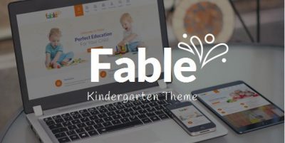 Fable – Children Kindergarten WordPress Theme 3.7