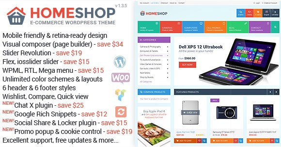 Home Shop – WooCommerce Theme 1.5.0