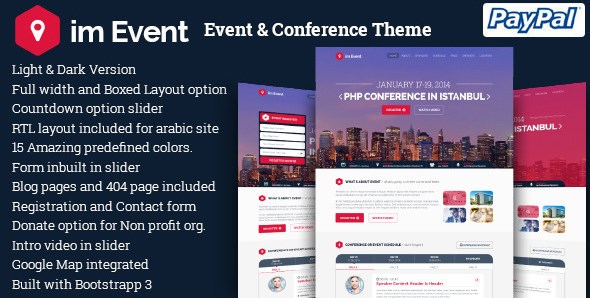 Im Event – Event & Conference WordPress Theme 3.1.9