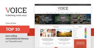 Voice – Clean News Magazine WordPress Theme 2.9.6