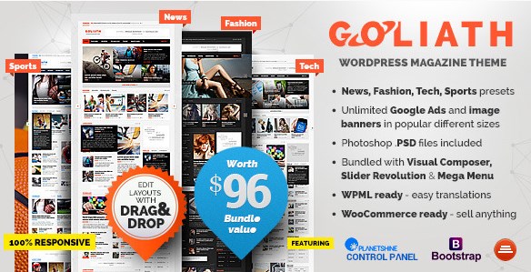 GOLIATH – Ads Optimized News & Reviews Magazine 1.0.37