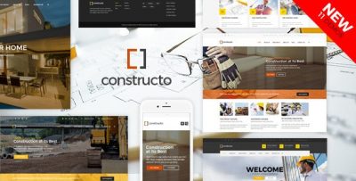 Constructo - Construction WordPress Theme 4.1.1