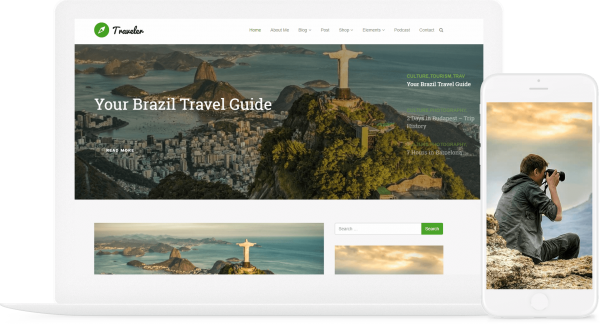 VisualModo Traveler WordPress Theme 2.2.8