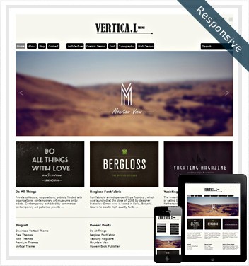 Dessign Vertical Responsive WordPress Theme 2.0.1