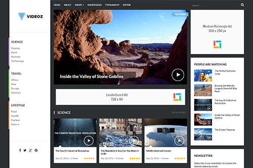Theme Junkie VideoZ WordPress Theme 1.1.2