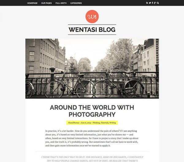 FameThemes Wentasi WordPress Theme 2.0.1