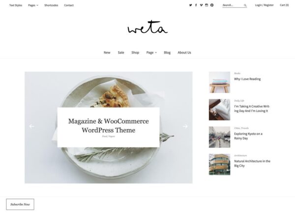 Elmastudio Weta WordPress Theme 1.1.2