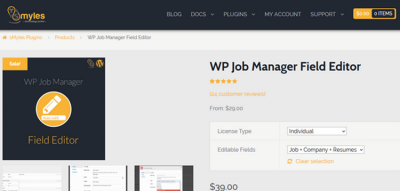 WP Job Manager Field Editor Addon 1.9.2