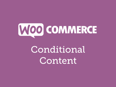 WooCommerce Conditional Content 2.2.4