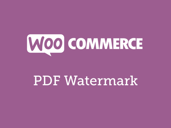 WooCommerce PDF Watermark 1.3.0