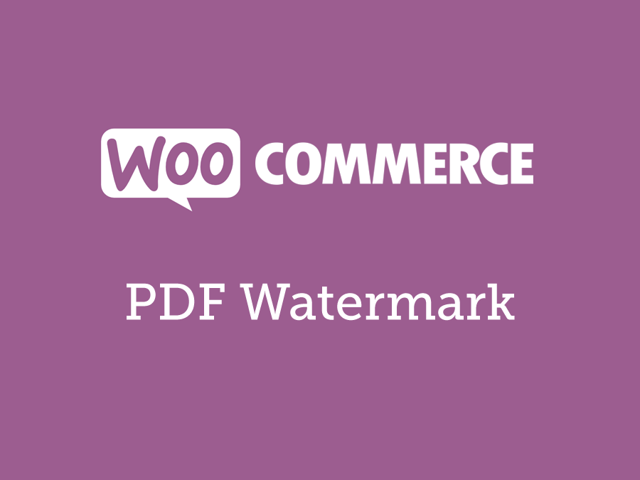 WooCommerce PDF Watermark 1.5.1