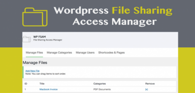 WP FSAM - File Sharing Access Manager  1.1