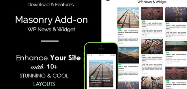 WP OnlineSupport WP News and Widget Masonry Layout  1.2
