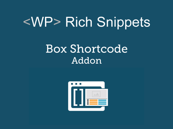 WP Rich Snippets Box Shortcode Addon 1.2