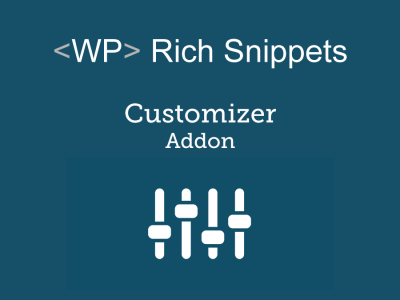 WP Rich Snippets Customizer Addon 1.5