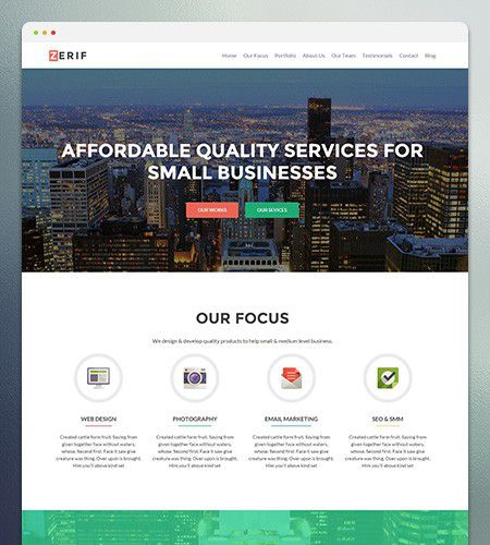 Zerif Pro WordPress Theme 2.1.6 (Discontinued)